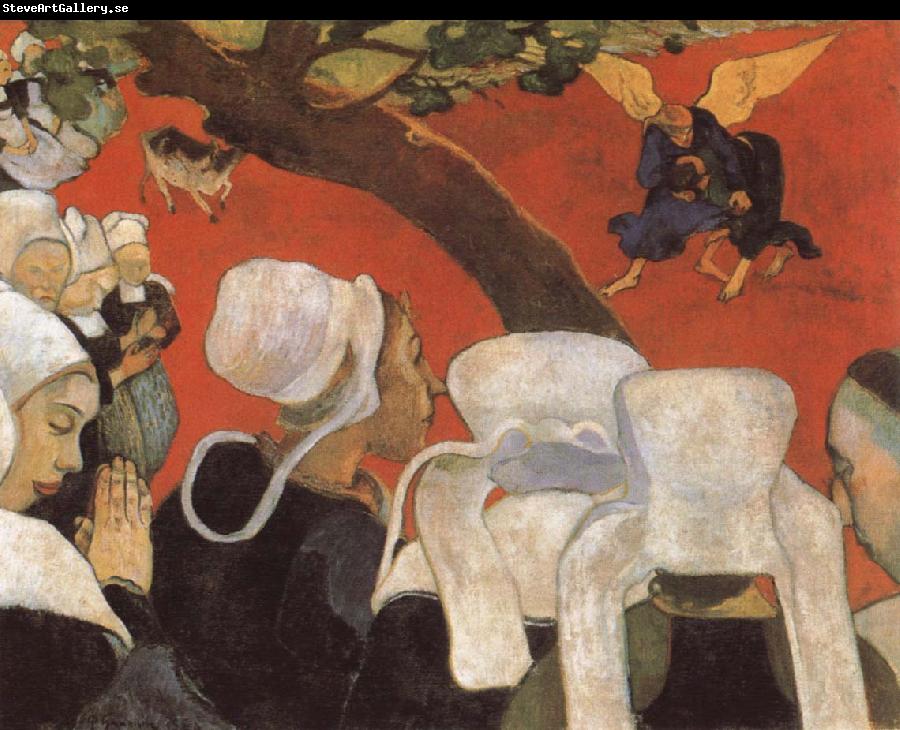 Paul Gauguin Jacob Wrestling with the Angel